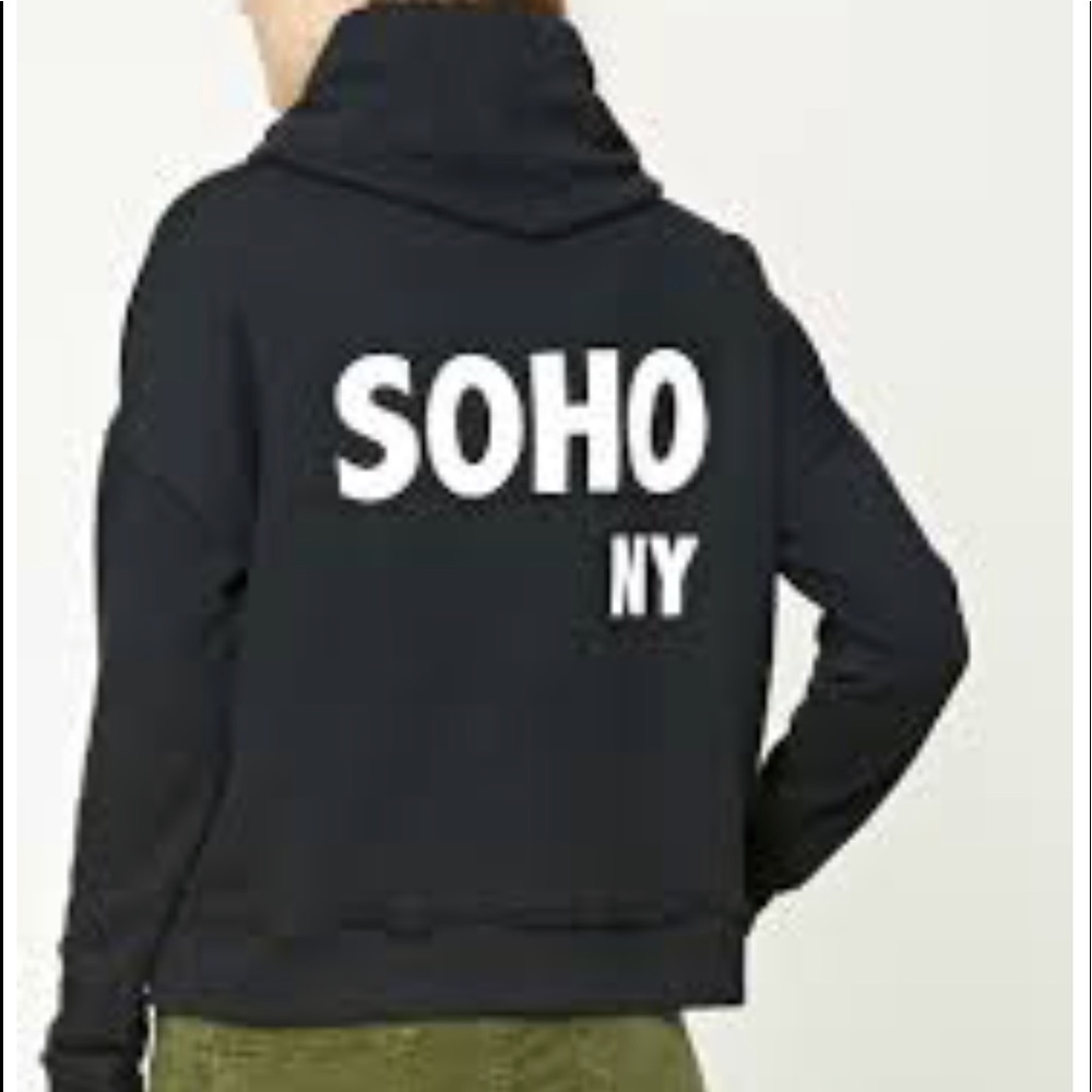 Soho New York hoodie turtle neck